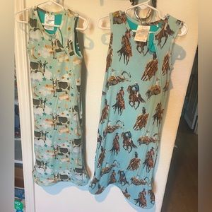 Posh Peanut Set of 2 EUC Sleep Sack Bag (0-6 Month 0.5 TOG) Nash Cowboy Western